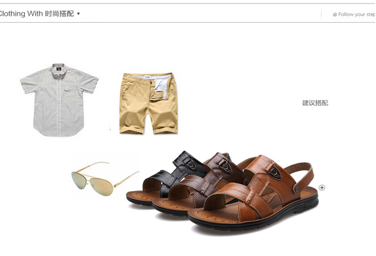 Verano tallas grandes al por mayor 45 46 47 48 49 50 tallas de playa de los hombres capa de piel de vaca sandalias zapatillas hombres pic 31