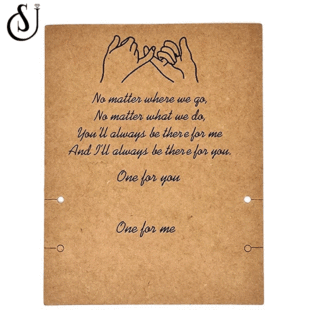 Amazon Cross-border New 8*8CM letter to my teacher Teacher Graduation Season accessory packaging card pic 1