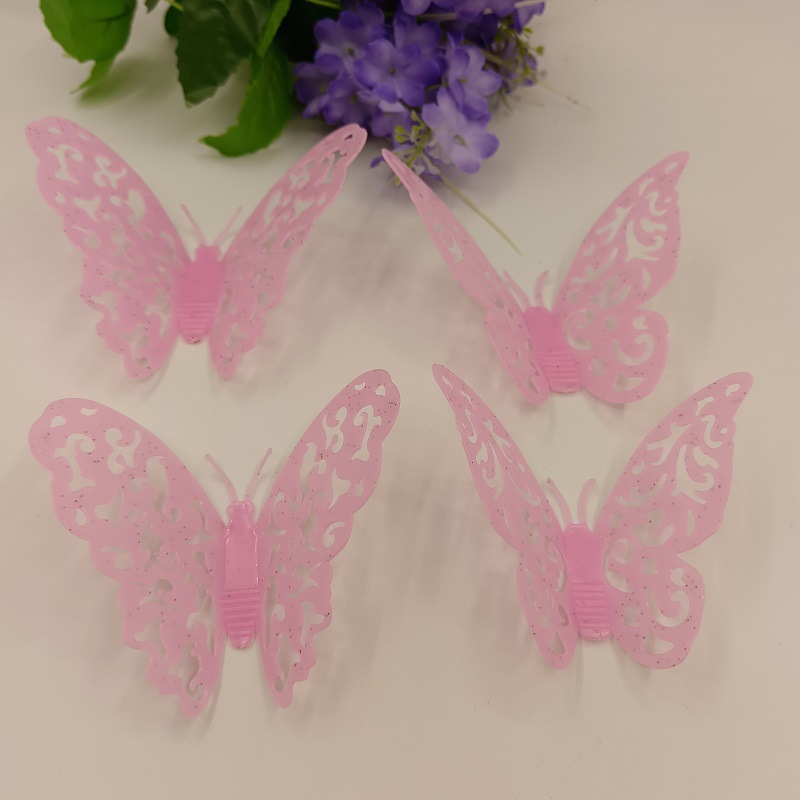 厂家直销3D立体镂空蝴蝶夜光蝴蝶炫彩蝴蝶渐变色蝴蝶详情29