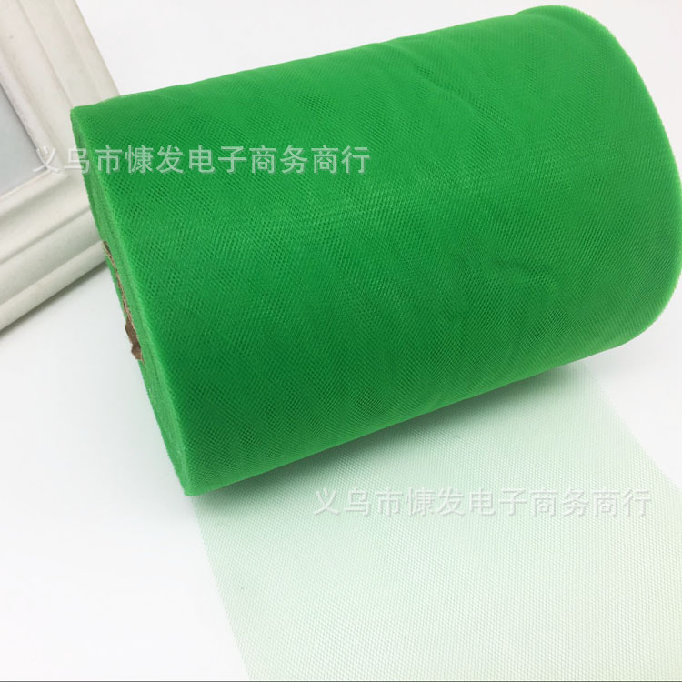 6-inch 100-yard nylon medium-hard American mesh roll TUTU yarn wedding decoration DIY fabric dress pic 29