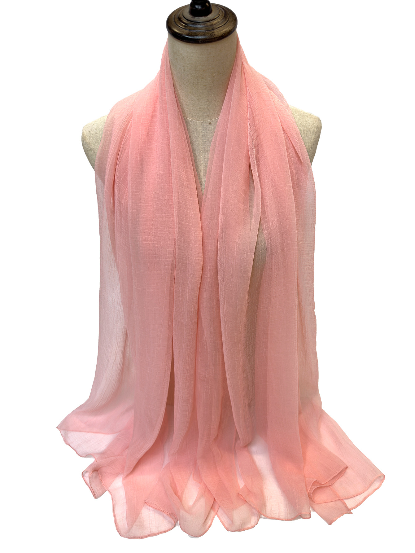 新款欧美出口纯色夏季防晒丝巾沙滩巾披肩 工厂批发定 制详情6