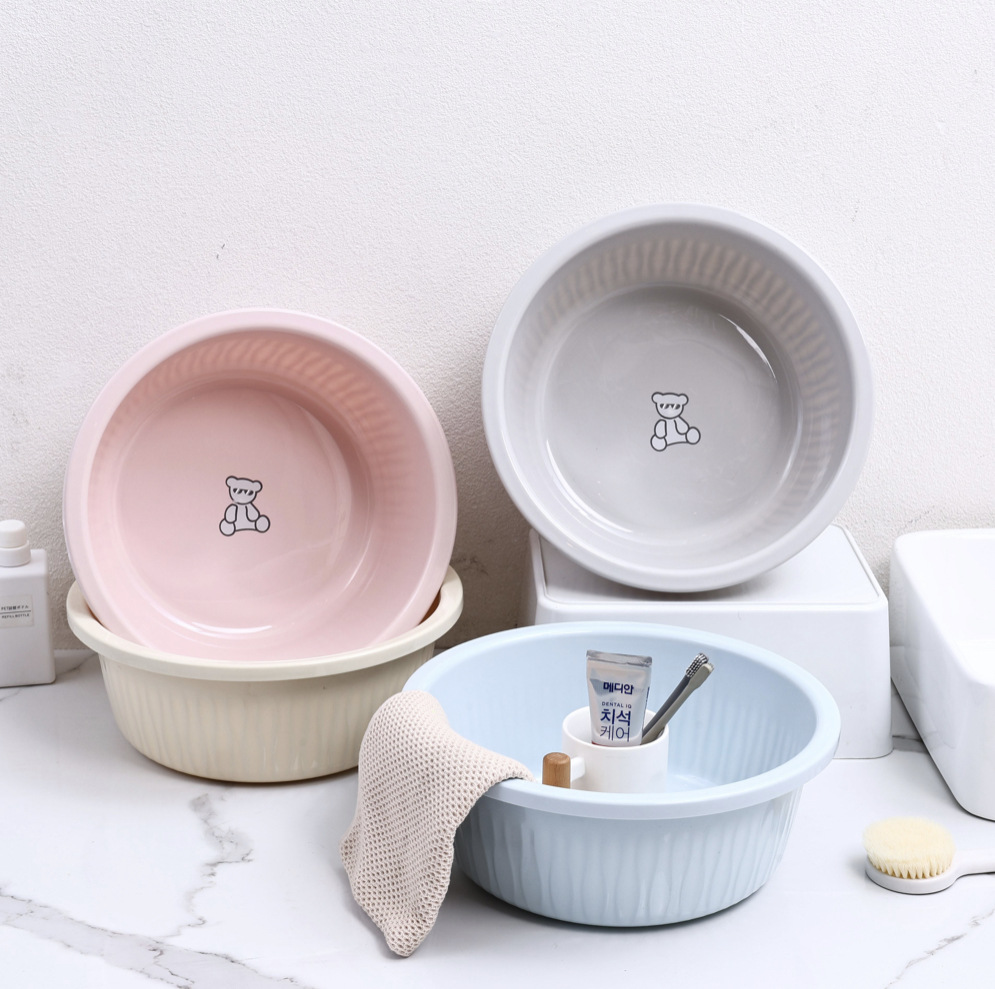 塑料盆家用加厚脸盆婴儿儿童洗脸盆洗脚盆学生宿舍用洗衣盆子详情5