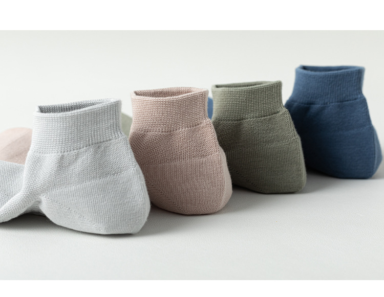 袜子地摊一件代发袜子男春夏季低帮船袜 男士透气防滑隐形袜子 短袜纯色棉袜一件代发详情14