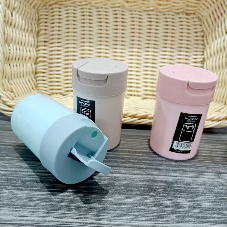 Korean-style colored toothpick boxes, colored toothpick buckets, fashionable toothpick boxes, supermarket and shopping mall toothpick cylinders, wholesale at 1 yuan or 2 yuan pic 1
