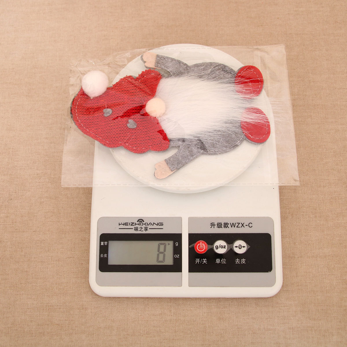 Cross-border new dwarf knife and fork set, faceless old man knife and fork bag, Rudolph tableware set, Christmas decoration items pic 8