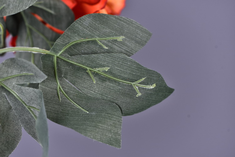 Factory direct sales of 2 simulated peonies, retro charred edge simulated peonies, soft decoration floral art for living rooms, lobbies and homestays pic 10