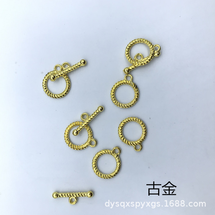 DIY alloy retro OT buckle necklace bracelet connection buckle accessories factory direct sales in multiple colors available pic 3
