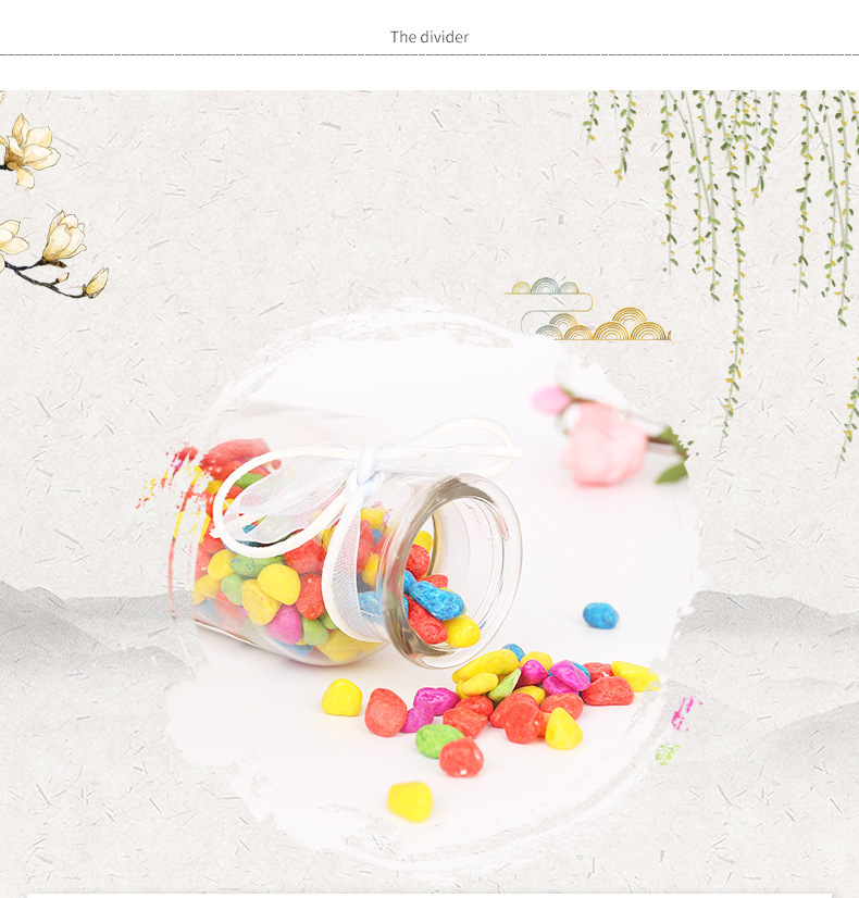 染色五彩石花瓶鱼缸水族造景装饰五彩石彩色小石子厂家批发详情1