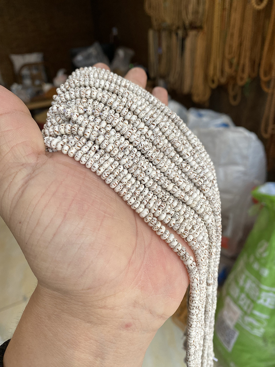 厂家批发海南干磨顺白星月菩提子迷你药片小星月3x5多圈女款手链详情11
