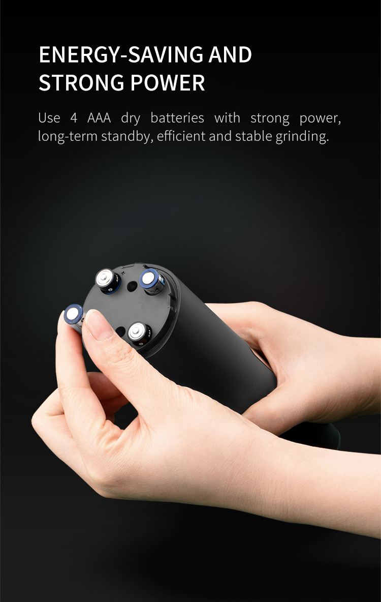 新款研磨器家用黑胡椒海盐研磨器创意重力感应式电动研磨器批发详情7