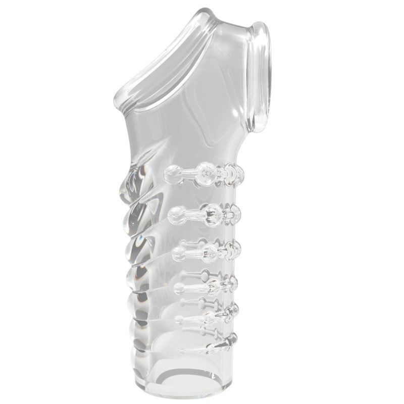 二代狼牙套男用套成人锁精环加长套 水晶套 成人情趣用品详情11