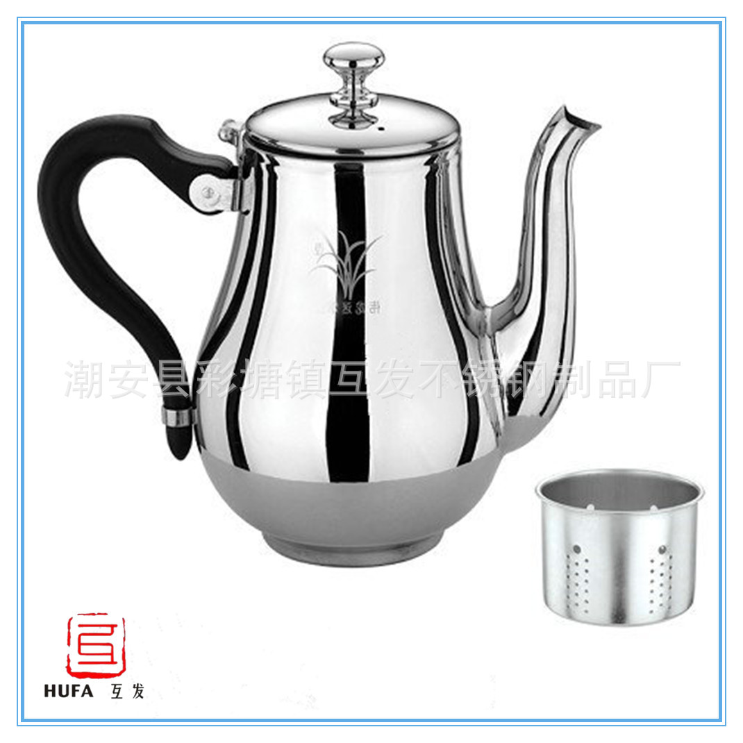 Kettle, hotel and household supplies, stainless steel Meyer teapot, non-magnetic induction cooker, craft kettle, creative craft kettle, tea set, teapot, made of high-quality stainless steel, tableware, tea set, kettle, tea kettle pic 3