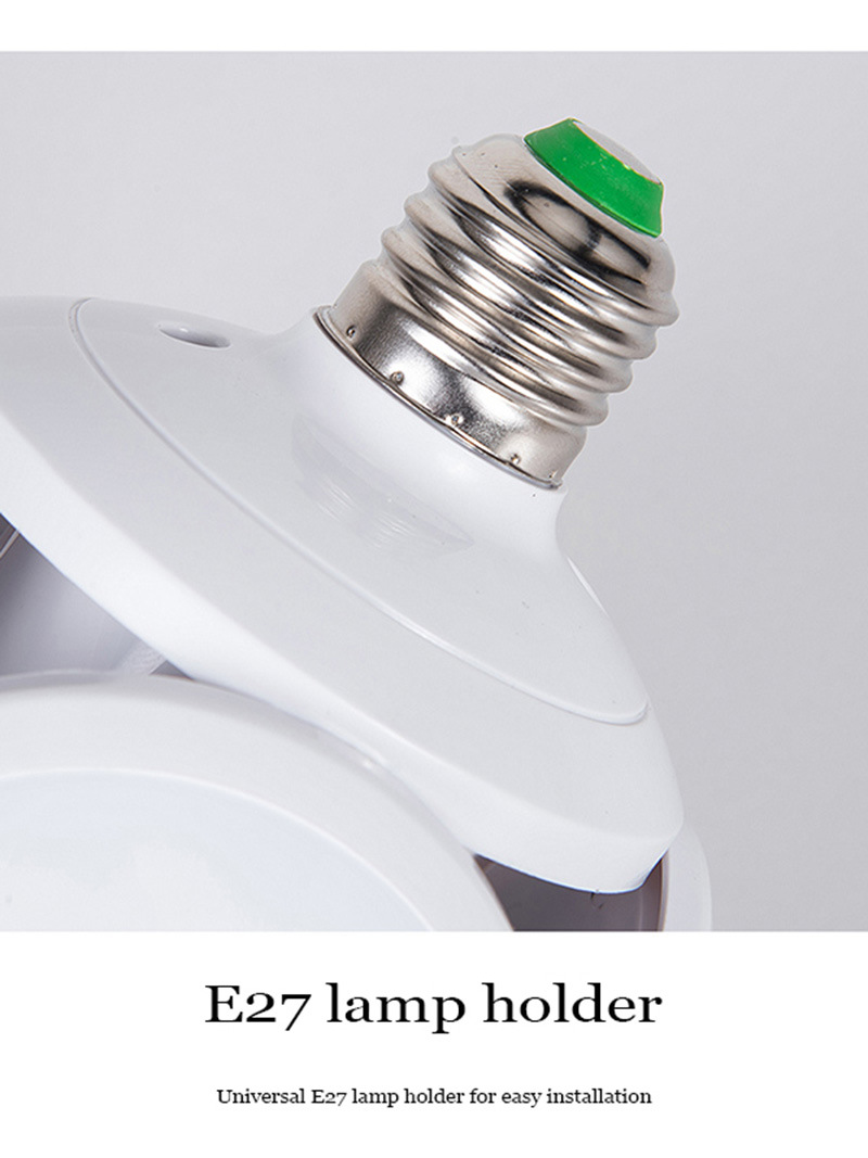 Factory direct sales of LED football lamp e27 ultra-bright constant current foldable bulb 40W, new type of folding ball bulb for export pic 27