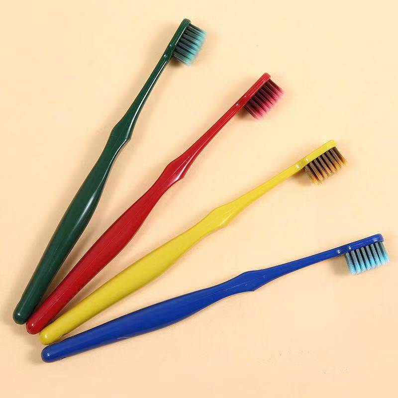 Douyin and Kuaishou wechat business live-streaming bestsellers: Ultra-fine soft-bristled wide-head couple toothbrushes, large-head bamboo charcoal soft-bristled toothbrushes pic 2