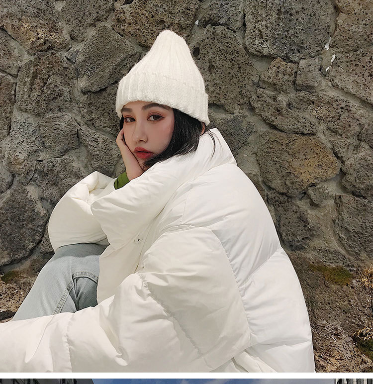 New large-sized thickened bread jacket, down jacket, cotton-padded jacket, student stand-up collar short coat for women pic 21