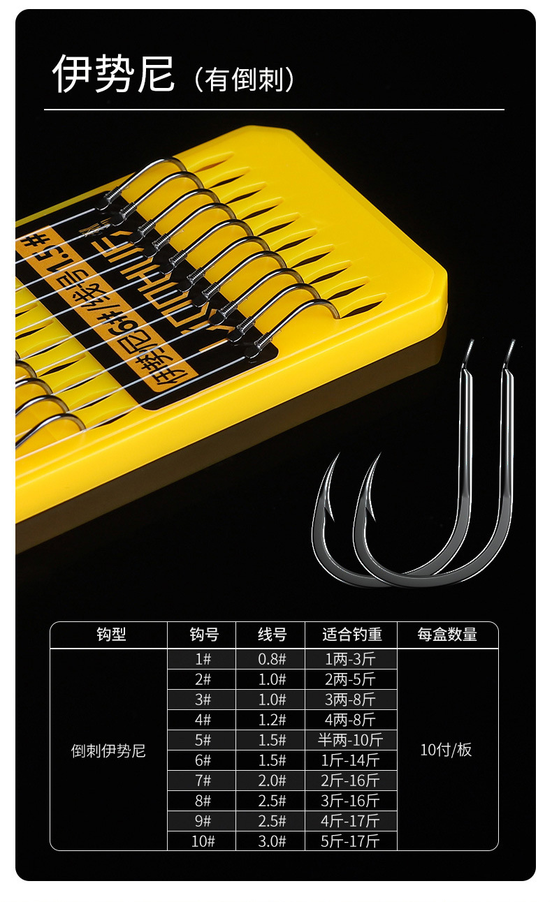 Lin Hu fishhook, tied sub-line, double hook, finished hook, sleeve hook, new Guandong finished sub-line, Shihang, Isene wholesale pic 21