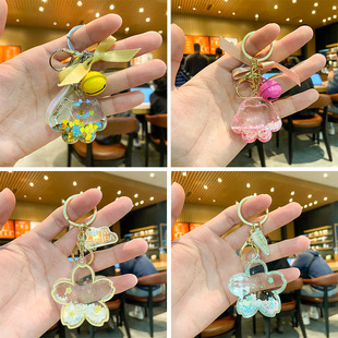 卡通钥匙扣 毛绒 麻衣熊玩偶书包挂件创意小熊包包挂饰可爱布娃娃详情24