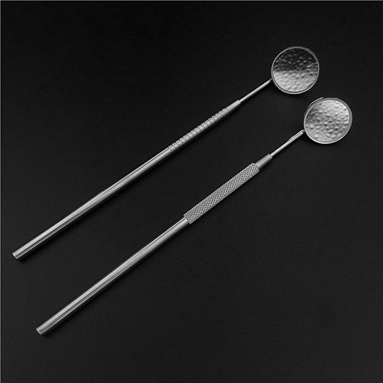 Eyelash extension stainless steel handle inspection mirror anti-fog mirror surface eyelash extension auxiliary tool factory direct sales pic 17