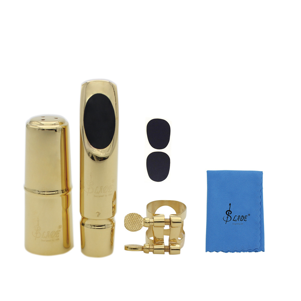 Factory direct sales of mid-range E-flat saxophone metal flute heads, saxophone metal wind instrument accessories, and instrument cases pic 10
