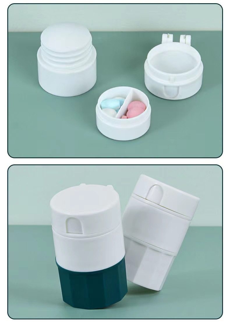 Medicine cutter, grinder, powder grinder, medicine box, baby and pet medicine cutter, German household portable new four-in-one pic 15