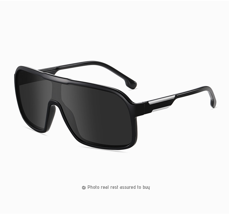 New one-piece large-frame outdoor sports sunglasses, cross-border polarized and colorful cycling sunglasses, trendy sunglasses 3086 pic 23
