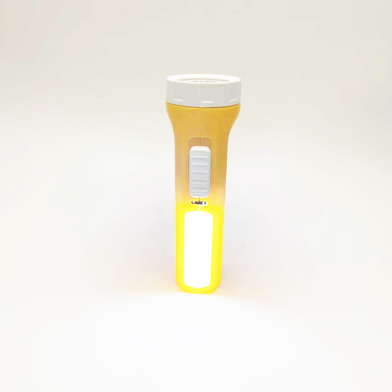 New LED mini flashlight with side light, COB high-intensity long-range USB charging set, mini plastic flashlight with high beam pic 2