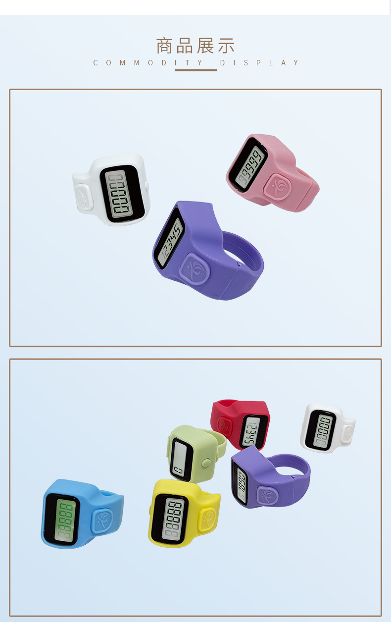 Ring-type LED counter, electronic digital display ring, ring counter, mini counter, pedestrian flow point count pic 6