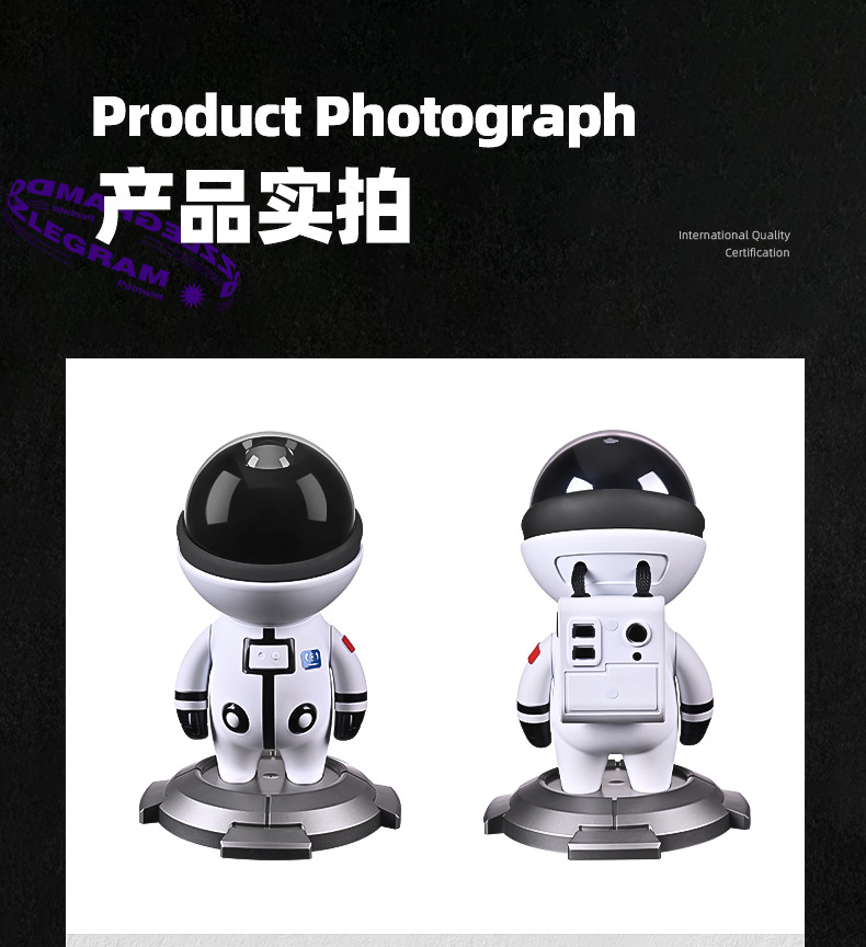 Cross-border new astronaut starry sky projector Night light laser Qixi Festival atmosphere Starry sky Astronaut projection light pic 15