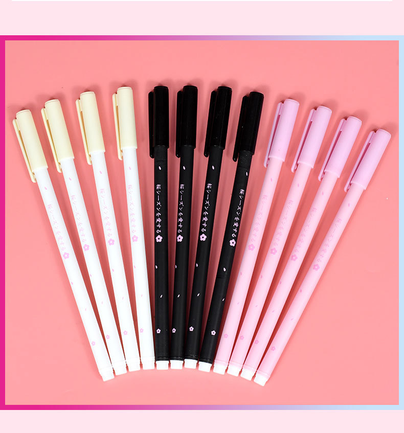 Weibo Creative Cartoon Gel Pen Set: Cute, Transparent and simple Ballpoint Pen, Affordable student stationery pic 7