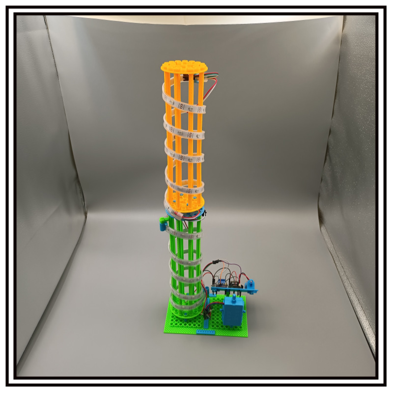 Programmable Lighthouse Intelligent Voice Recognition Graphical Programming Kit DIY Technology Small Project AI Maker Education pic 3