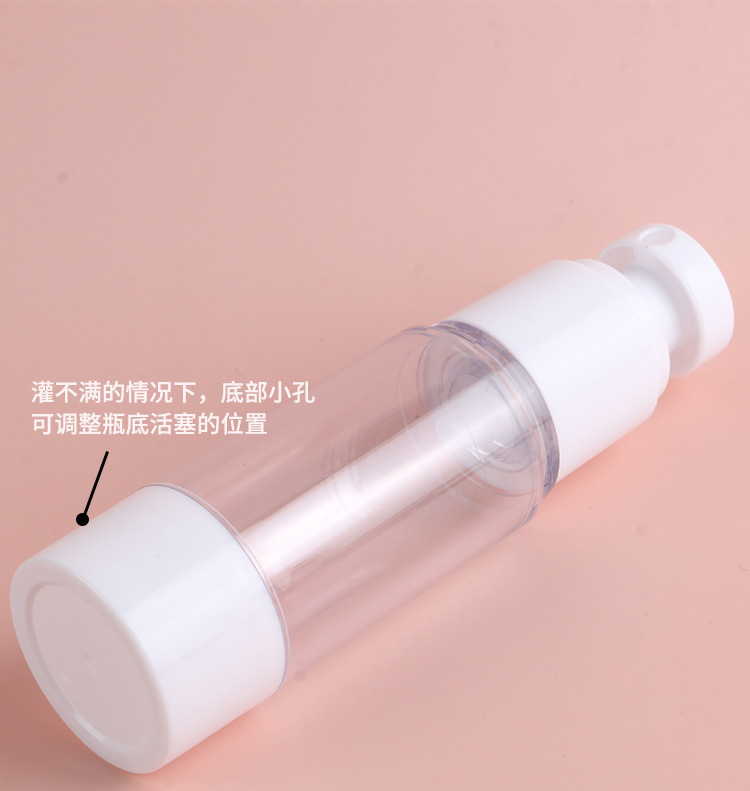 In stock: 15ml-100ml press-dispensed bottles for travel plastic lotion, spray essence, hydrosol, vacuum cosmetic bottles pic 7