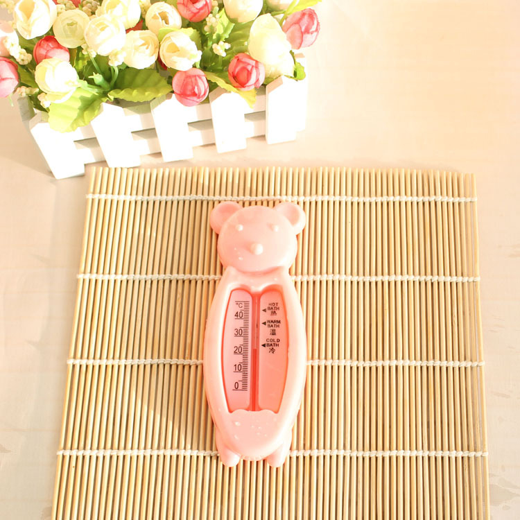 简装小熊水温计宝宝洗澡水温计婴儿卡通水温计室内温度计批发详情5