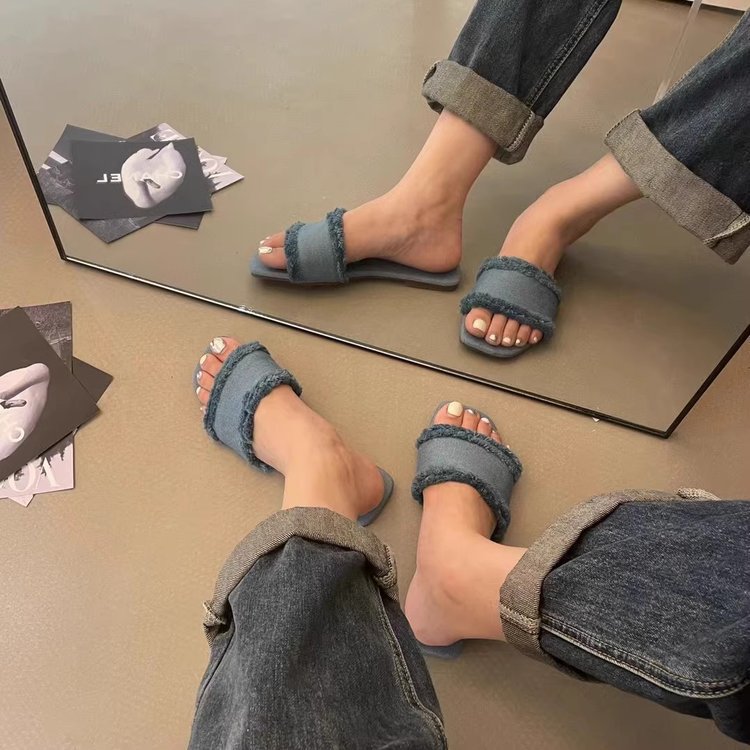 Fairy-like summer retro style, cross-belt Roman shoes, beach shoes, soft-soled open-toe one-shoulder strap sandals for women pic 2