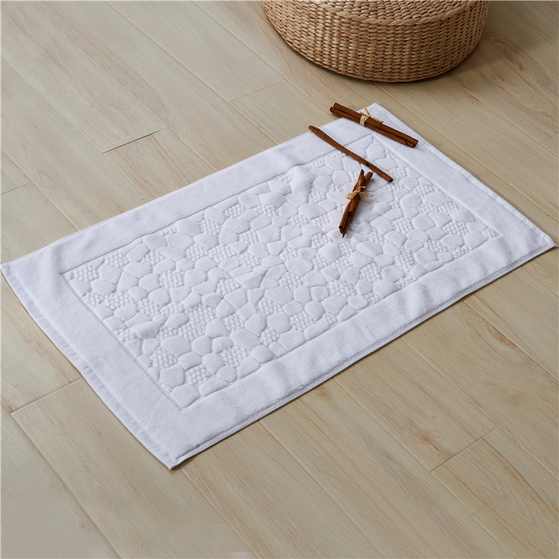 Factory supply of 16-count spiral plain woven pure cotton hotel towels, beauty salon bath towels, hotel and homestay wholesale square towels pic 25