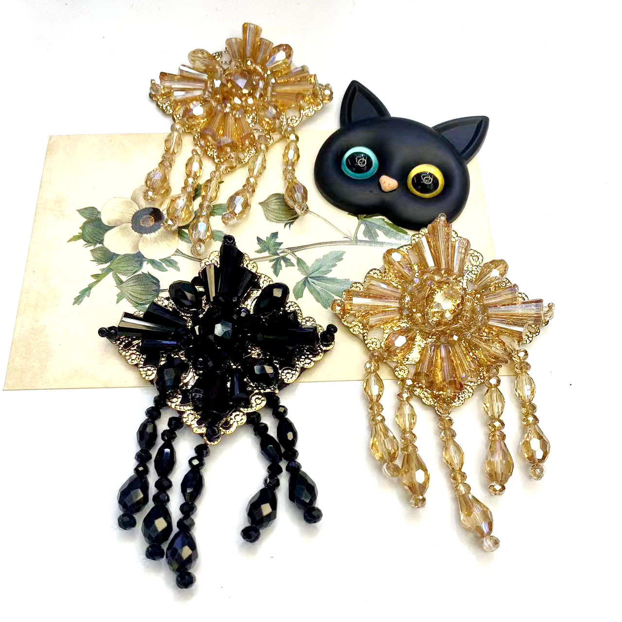 韩版水晶发饰配件发箍发夹发绳头饰配件鞋帽服饰辅料配件厂家直批详情3