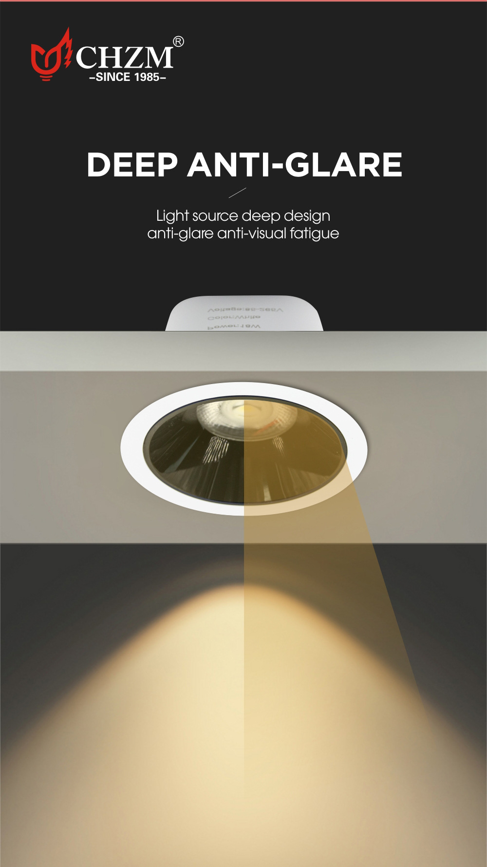 New design without main light: small hill spotlights, embedded led downlights, ceiling lights, spotlights for bedrooms and living rooms pic 6