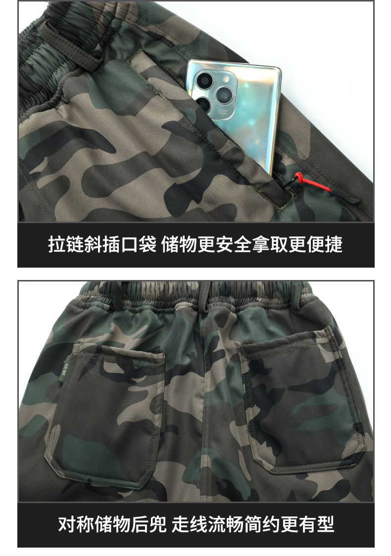 冬季工作服棉衣加绒加厚棉袄套装耐磨迷彩大衣劳保工作服北极厚绒详情22