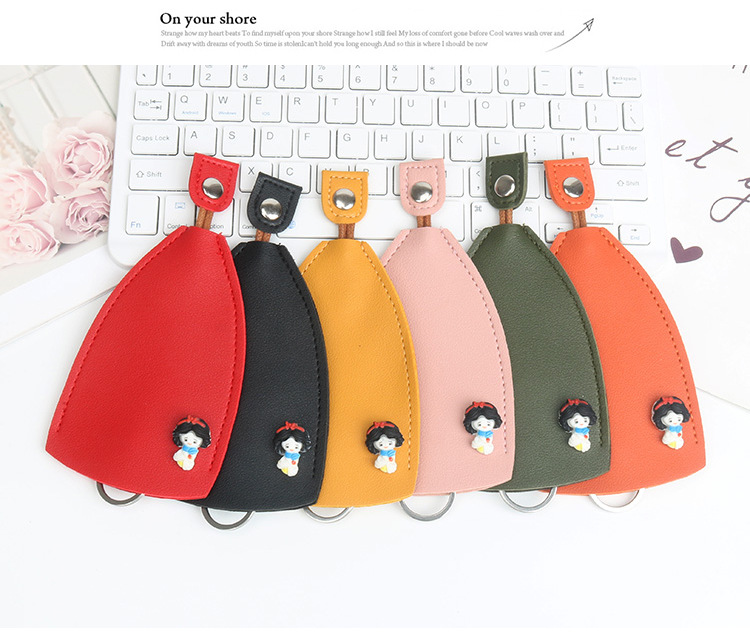 时尚创意抽拉式卡通可爱个性女士汽车钥匙包收纳大众奔驰小巧迷你详情18