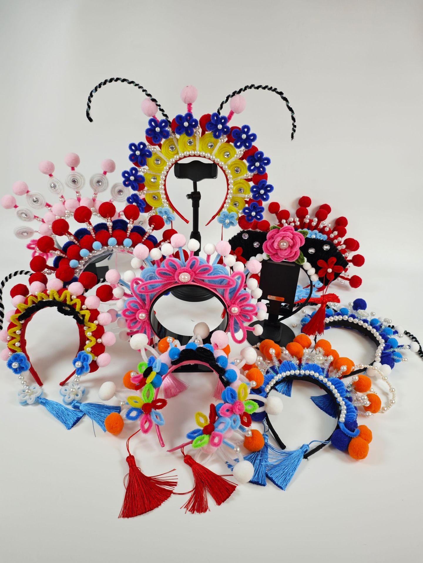 工厂批发加密扭扭棒diy材料包手工制作发箍花束马卡龙色系材料包详情16