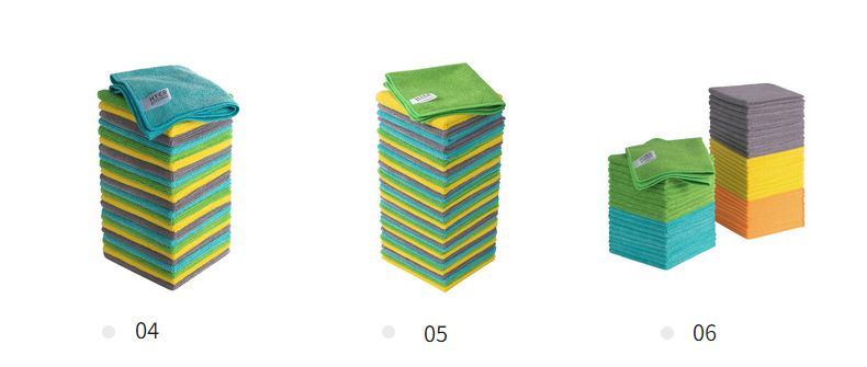 亚马逊厂家直销超细纤维厨房用品清洁多功能洗碗方巾抹布小毛巾详情6