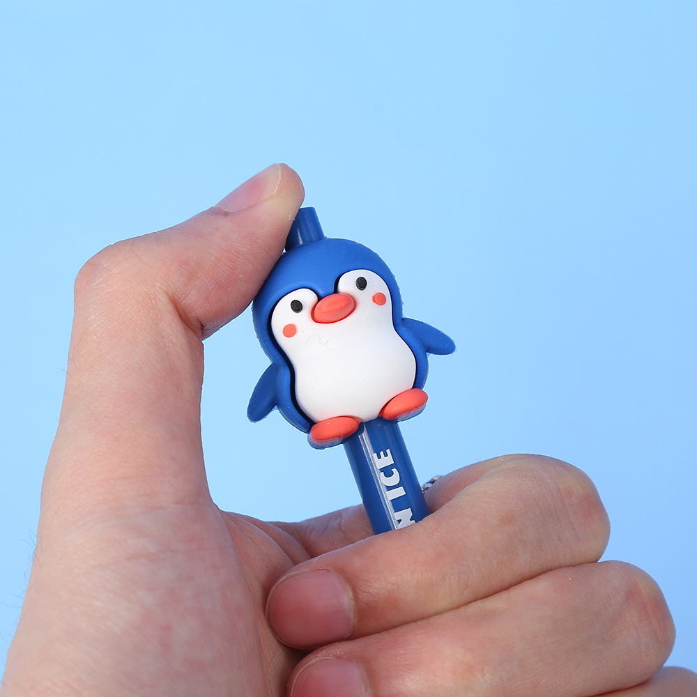 Midsails penguin series pulsaciones pluma neutral dibujos animados cute 0.05mm neutra firma pluma estudiante examen pluma al por mayor pic 7