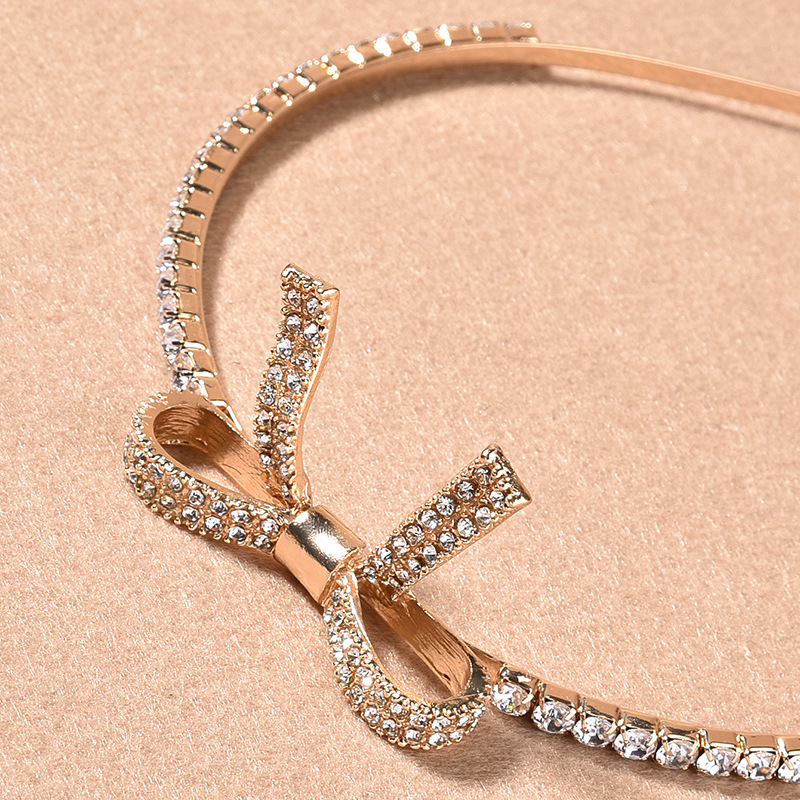 Mai Lang Japanese and Korean bride wedding dress, water diamond bow, hair band, headwear, accessories, banquet crown, hair accessory pic 27