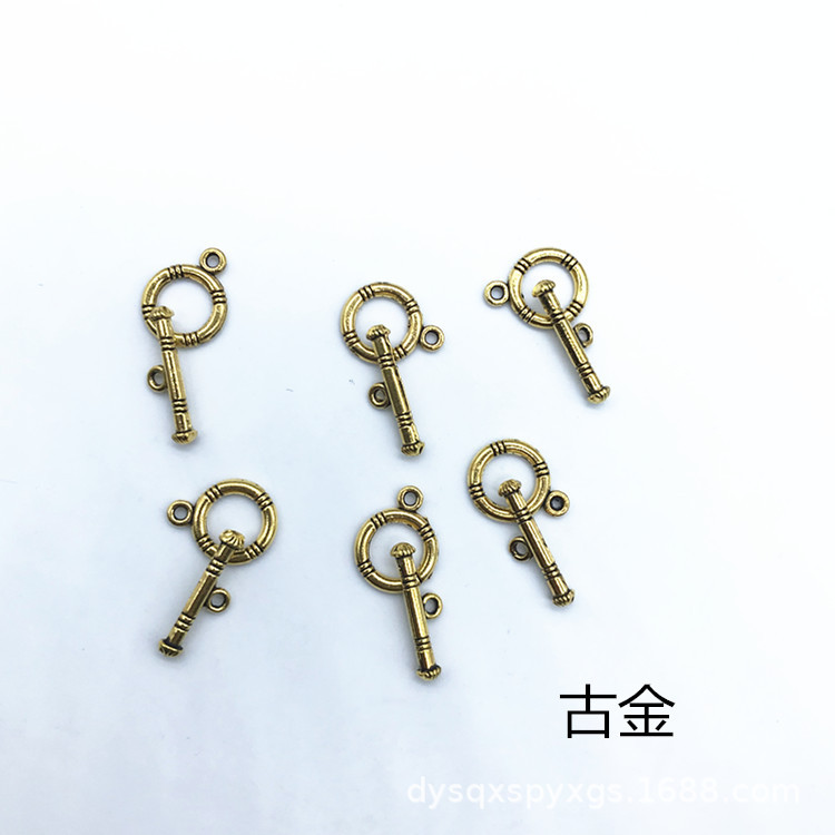 DIY alloy retro OT buckle necklace bracelet connection buckle accessories factory direct sales. Colors can be customized pic 4