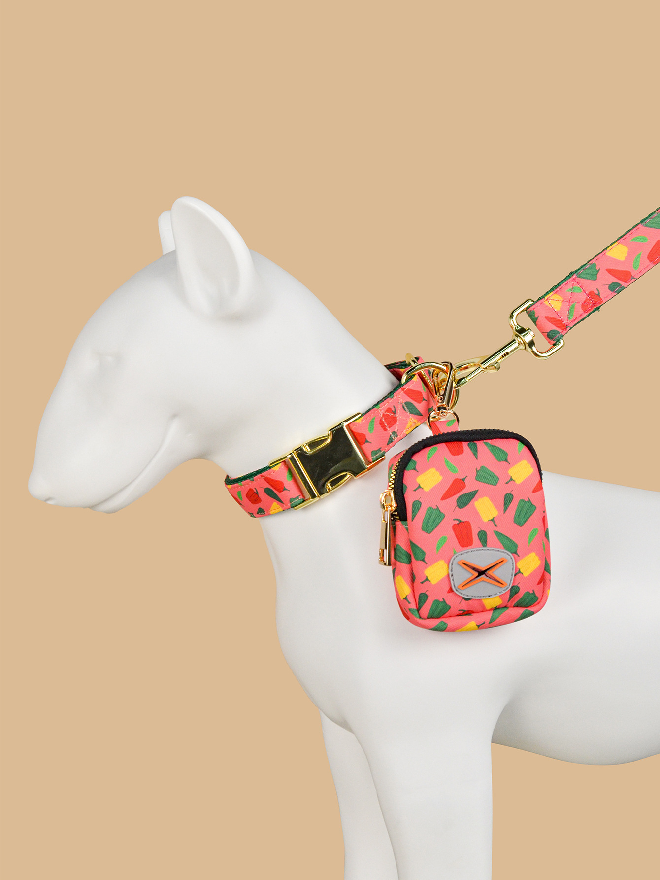 跨境新款夏季可爱的宠物牵引绳&垃圾收纳器双面印刷宠物猫狗节日详情3