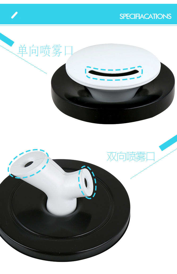 Humidifier, bedroom silent fog volume, seven-color night light, household aroma diffuser, original manufacturer pic 13
