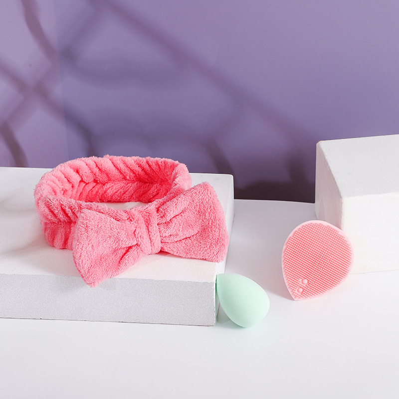 简约束发带绑头套洗脸发箍网红 头巾女头饰发带韩国可爱详情11