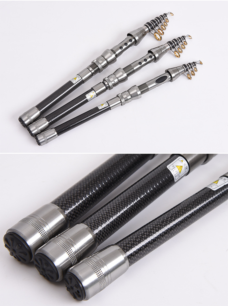 27593 LEO/ Leou [Kuanghu Sea Fishing Rod] Carbon Ultra-Short Mini Sea Fishing Rod with retracted handle for casting pic 9