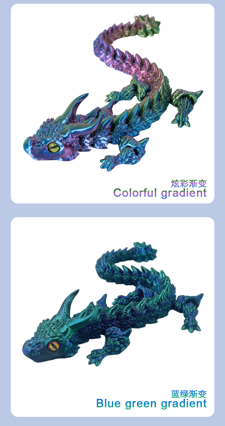 源头工厂出品3D打印双角龙鳞甲龙关节可动玩具摆件 手办工艺品跨境热销 其他分类精品推荐详情8