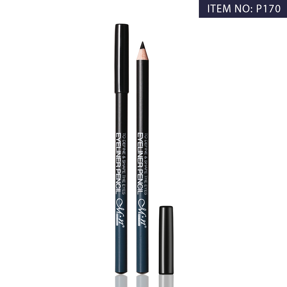 Menow wooden eyeliner pen is easy to color without smudging, long-lasting, waterproof, pencil-style, a cross-border bestseller for beginners pic 6