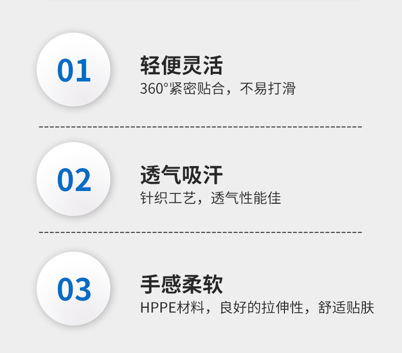 Seamless woven wear-resistant gloves for industrial buildings, anti-cutting gloves, leather-coated sweat-absorbing and breathable protective gloves for automobile factories pic 9